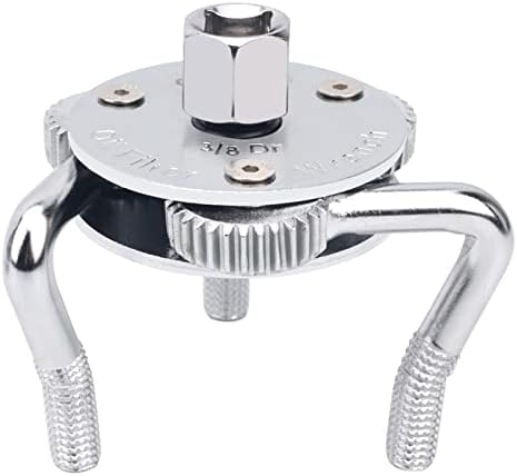 Oil Filter Wrench - Adjustable 3 Jaw Oil Filter Remover Tool For 2