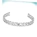 PartyKindom Silver Rhinestone Metal Replacement Watchband for Galaxy Durable Strap Elegant Wristband Compatible with Wrists Fashionable Sparkling Design