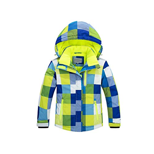 Twdyc Kids Ski Suit Children Windproof Waterproof Warm Fleece Snow Suit Girls Boys Winter Skiing And Snowboarding Jacket Pants Ski Set (Color : A, Size : 4T) #TOP1