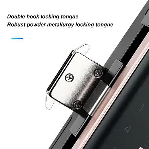 Fechadura de porta de vidro inteligente eletrônica, controle remoto, senha, cartão de identificação,