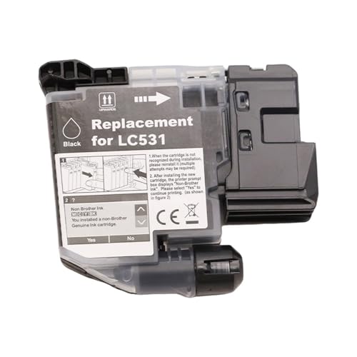 Cartouche encre LC531 LC531XL Brother DCP-J1260W DCP-J1360DW imprimante jet d'encre noire