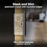 BG Electrical 12W Double Switched Power Wall Plug Socket with Type A and Type C USB Charging Ports, Nexus Metal, Matt Black, 13A, NFB22UAC12B - Image 5