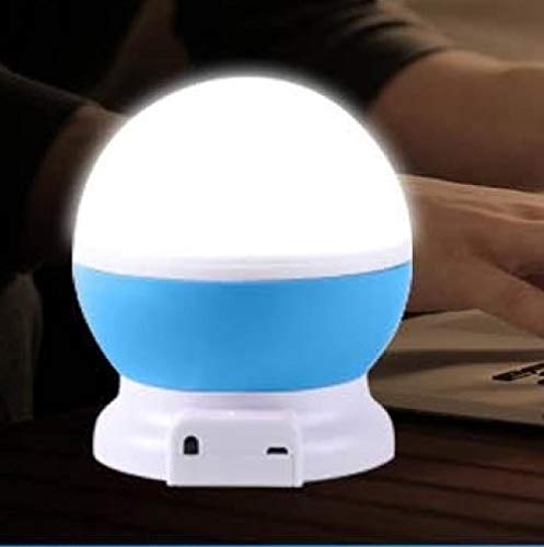 Preisvergleich Produktbild Tischlampe schlafzimmerLED Bluetooth Starlight Projektionslampe Sternenhimmel Wohnzimmer Atmosphäre Nachtlicht, blau, wiederaufladbar