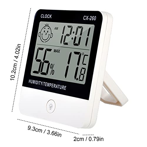 Termômetro Interno Higrômetro Digital - Mini ambiente com medidor umida,Termômetro externo interno h