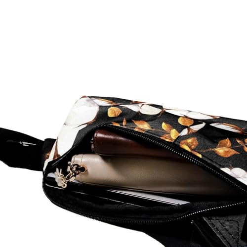 Mochila bandolera de algodón unisex ligera bolso cruzado acuarela multicolor 5