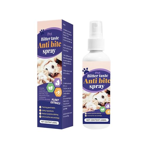 Sem spray de mascar para cães, spray amargo para cães - Spray de móveis para cães anti -lambendo | F