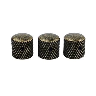Guyker Boutons de contrôle de potentiomètre pour guitare basse avec 6 mm de diamètre – Boutons de rechange pour guitare électrique ou basse de précision (laiton, 3 pièces) - Les Beatles, Paul McCartney, John Lennon, RIngo Starr, George Harrison Guyker Boutons de contrôle de potentiomètre pour guitare basse avec 6 mm de diamètre - Boutons de rechange pour guitare électrique ou basse de précision (laiton, 3 pièces) – Image 2