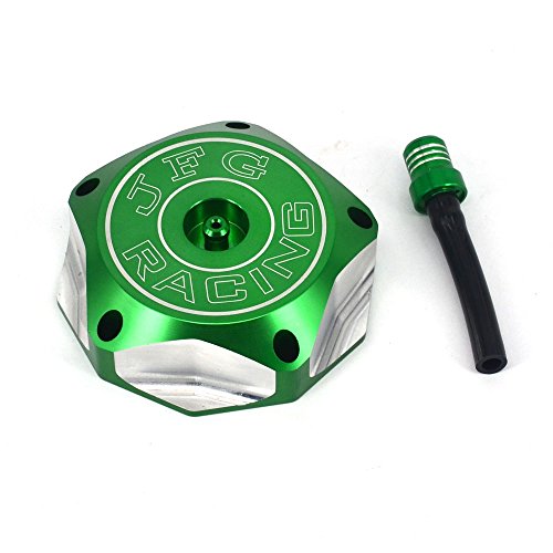 Dirt Bike Gas Cap Fuel Tank Cap for KLX110/L 2010-2024, KLX140/L 2008-2024, KX250 2005-2008/2019-2024, KX250F 2006-2019 And More Dirt Pit Bike, GREEN