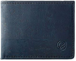 Corkor Slim Men Wallet Bifold Front Pocket Minimalist Vegan Non Leather Durable Cork