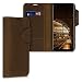 Produktbild kalibri Hülle kompatibel mit Huawei P40 Lite - Leder Handyhülle - Handy Wallet Case Cover in Braun