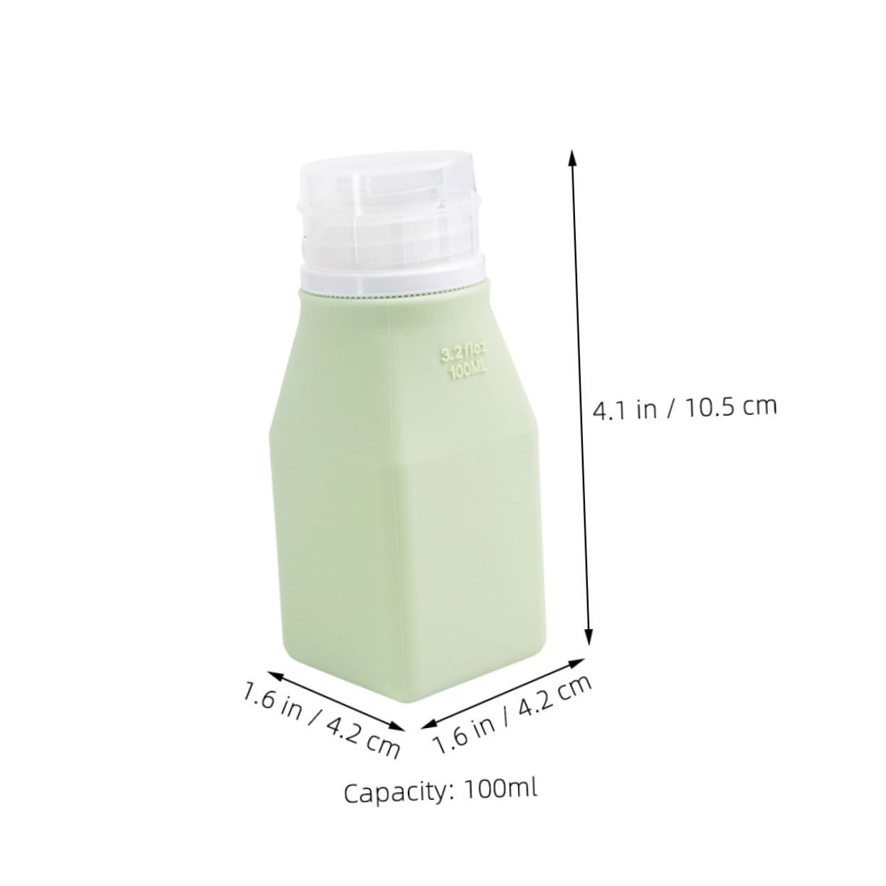 FRCOLOR Travel Essential 100ml Hand Soap Dispenser Silicone Skincare Bottles Dish Soap Dispenser Leakproof Portable