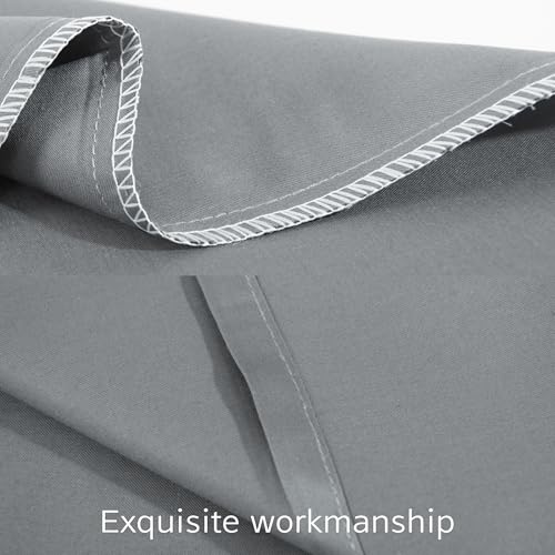 Image of NTBAY 2 Pack Pillows with Egyptian Cotton Pillowcases, Soft Cotton Down Alternative 13x18 Envelope Pillows for Sleeping in Crib Bed - Machine Washable - Breathable Travel Pillow, Dark Grey
