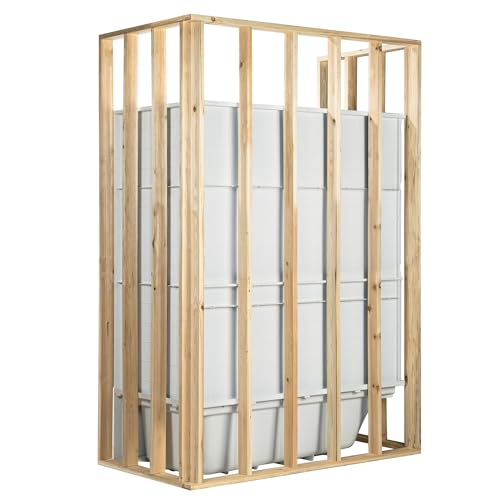 WOODBRIDGE 60” x 32” 4-Piece Direct-to-Stud Alcove Tub Surround, 1-3/4 inch (44mm) Thick, with Right-Drain Hole Soaking Bathtub Combo in White by WOODBRIDGE - Image 9