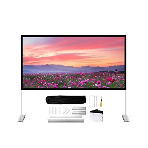 Pantalla plegable portátil para proyector 72 pulgadas 16:9