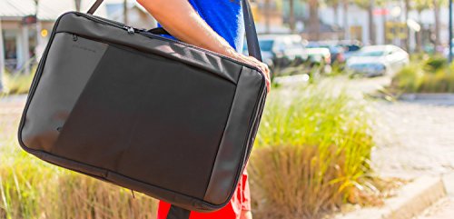 Slappa Pivot Expandable 18.4" Laptop Backpack + Shoulder Bag - Checkpoint Friendly - Fits 17", 18" And 18.4" Laptops #TOP7