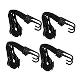 AKOOSY 4pièces Cordes Élastiques pour Casque De Moto Sangle Réglable De Crochets pour B...