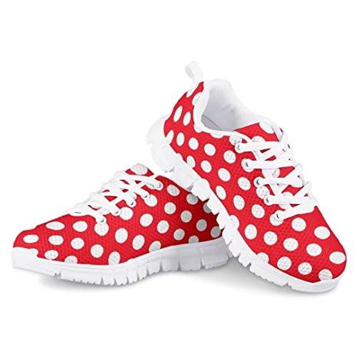 AmzPrint Kente African Tribal Print Tennis Shoes Girls Size 4 for School Outdoor Sport Comfort Mesh Upper Walking Shoes4