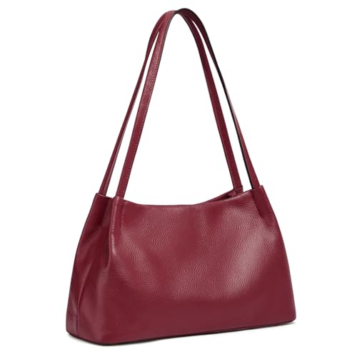 Image of Kattee Genuine Leather Purse and Handbag for Women, Soft Hobo Bag