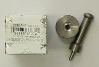 Osborne brand #235-0 Midget size #0 Grommet Setter Die Set
