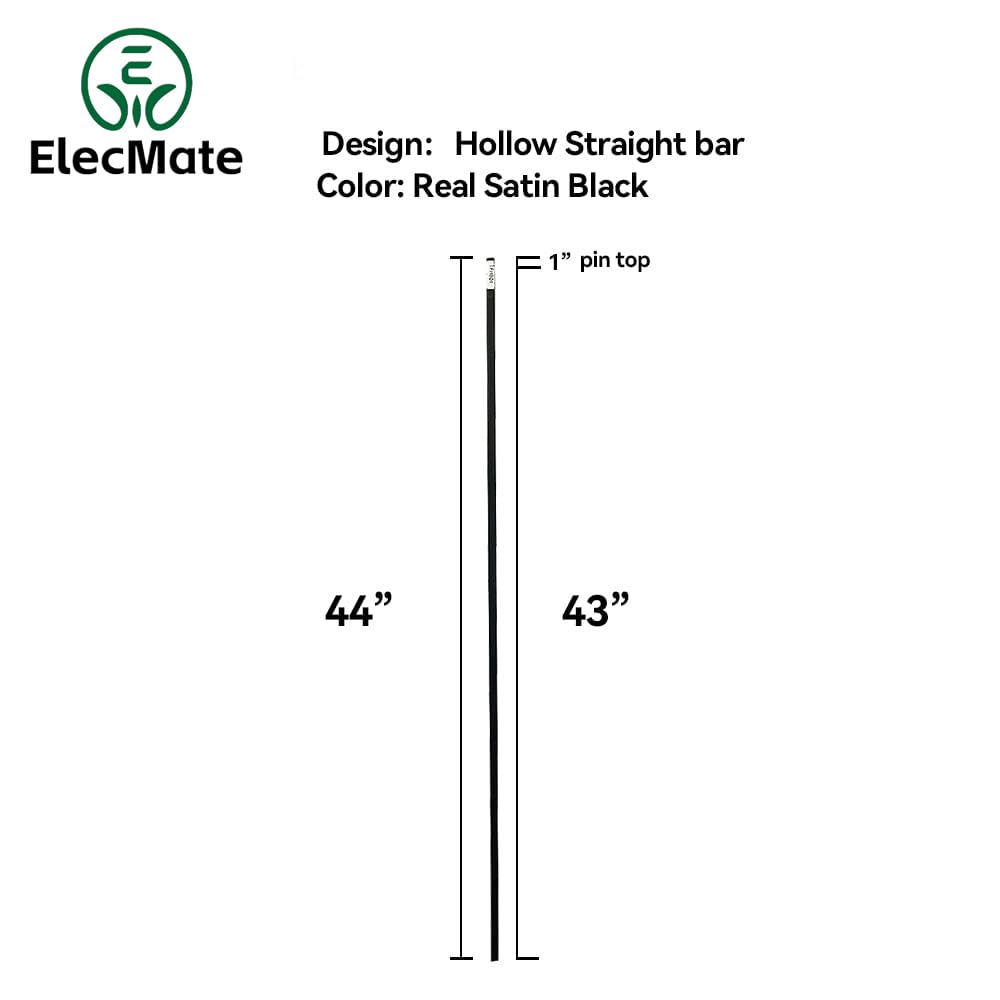 Iron Balusters for Staircase Interior (Box of 15) Stair Spindles 1/2" Square Metal Balusters - Hollow Straight Staircase Metal Spindles (Real Satin Black), E01