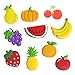 cabilock 10 Unids Frutas de Dibujos Animados Imanes de Nevera Estéreo Magnéticos Imanes de Pizarra Mensaje de Aviso de Oficina Magnético para Niños Actividad Decoración del Hogar