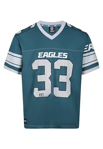 Recovered Philadelphia Eagles Midnight Green NFL Oversized Jersey Trikot Mesh Relaxed Top