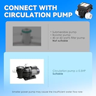 Mxmoonant 2KW 110V Hot Tub Thermostat, Spa Heater Whirlpool Bathtub Thermostat with Adjustable Temp Control for 400Gals Bathtub, Hot Tub, Spa, Small Pool (No Plug)