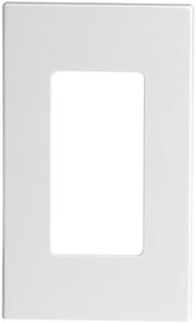 Leviton C32-80301-0sw Single Gang White 1-Decora Rocker Wallplate