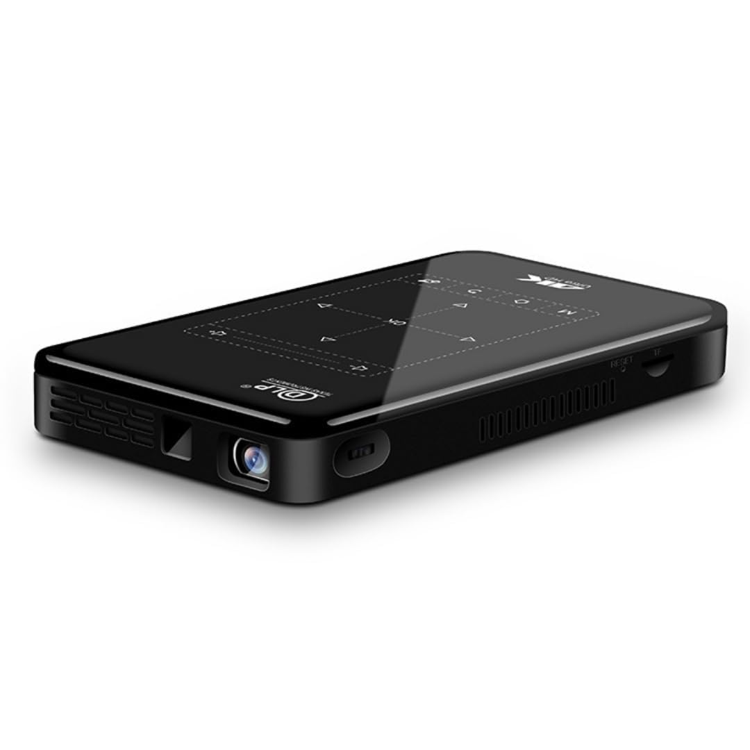 TONZO DLP S2 Mini Android Projector with Small Tripod | 5000 Lumens | HD Ready 720P | Built-in Rechargeable Battery | Android 9 | WiFi | HDMI | Dual USB | 1GB+8GB | 3D Portable Projector-image-24