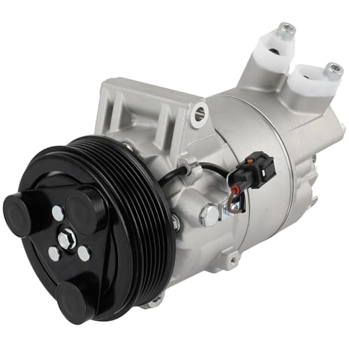 Image of SCITOO AC Compressor fit for Nissan for Versa 1.8L 2007 2008 2009 2010 2011 | Fast Cooling, Ultra Low Noise (≤72 dB)Air Conditioner Compressor with Clutch, Easy Installation, 92600CJ60A 92600CJ60B