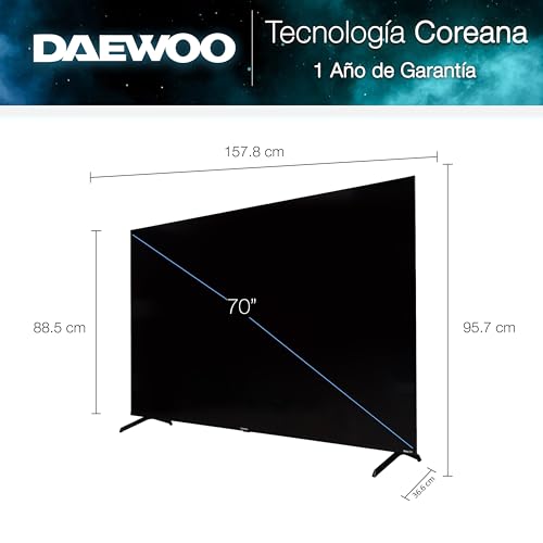 Listado de tv 70 pulgadas medidas de esta semana. 17 tv 70 pulgadas medidas marca Daewoo (2)
