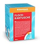 Steinbach Poolpflege Flockkartusche - 0754001TD00-8 x 125 g - Bindet Trübstoffe & Schwebepartikel...