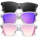 ELITERA Sunglasses Men/Women Polarized Sunglasses for Mens Womens Retro Mirror Lens for Driving Fishing UV400 Protection