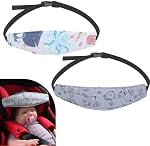 PandaEar 2 Pack Baby Head Support pour siège auto, Bandes de tête de siège auto pour enfants tout-petits Enfants, Poignée de repose-tête pour fauteuil roulant