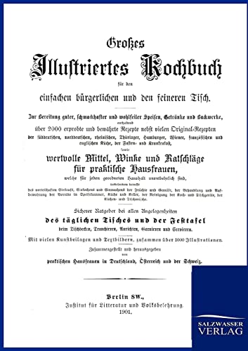 Großes Illustriertes Kochbuch (German Edition)
