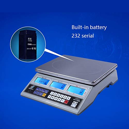 Báscula electrónica industrial 30 kg x 0.1 g miniatura 5