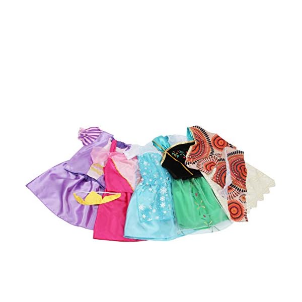 Vgofun girls dress up trunk princess costume dress pretend play set for girls toddlers - image 6