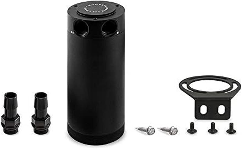 Oil Catch Can com Defletor Mishimoto XL de 2 Portas em Alumínio 6061 – 1 unidade