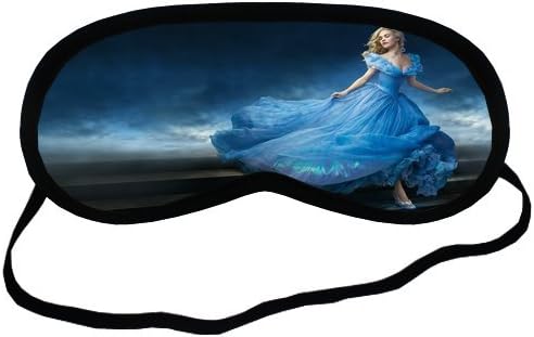 Lily James as Cinderella Movie Sleeping Mask Comfortable Face Blindfold Cotton Soft Smooth Eyes Sleeping Mask Easy Carry For Travel or Office