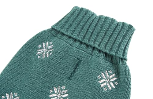 Robe pull pour chien au coin du feu : le tricot de Noël parfait pour M - 4