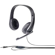 Buffalo BSHSHCS115BK Headset, 4-Pole Connection, Antibacterial Resin, Headband Type, Black