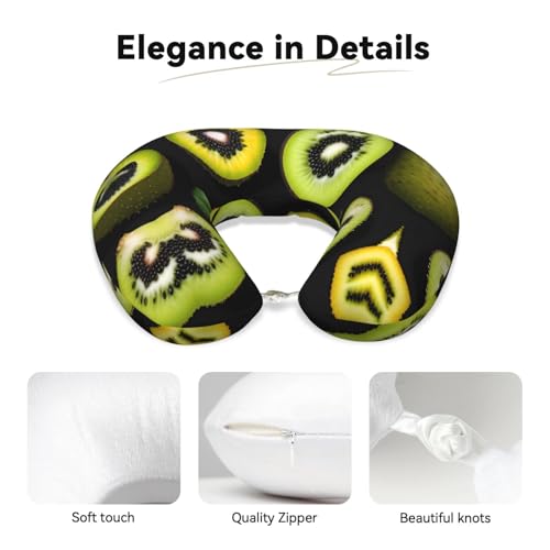 Almohada de viaje espuma viscoelástica U-shaped cómoda miniatura 3
