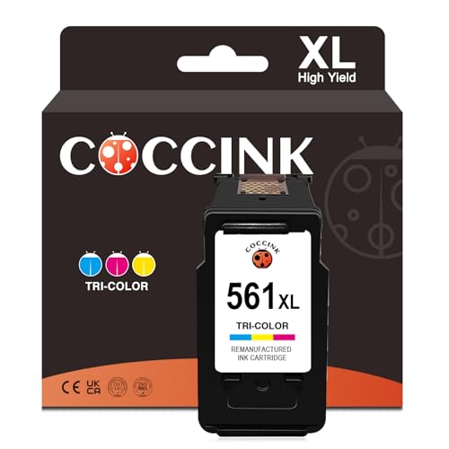 Penguin-Cartucho De Tinta Remanufacturado Para Canon PG-560 XL CL-561XL Compatible Con Pixma TS5350 TS5351 TS5352 TS7450 Impresora(1 Negro, 1 Color