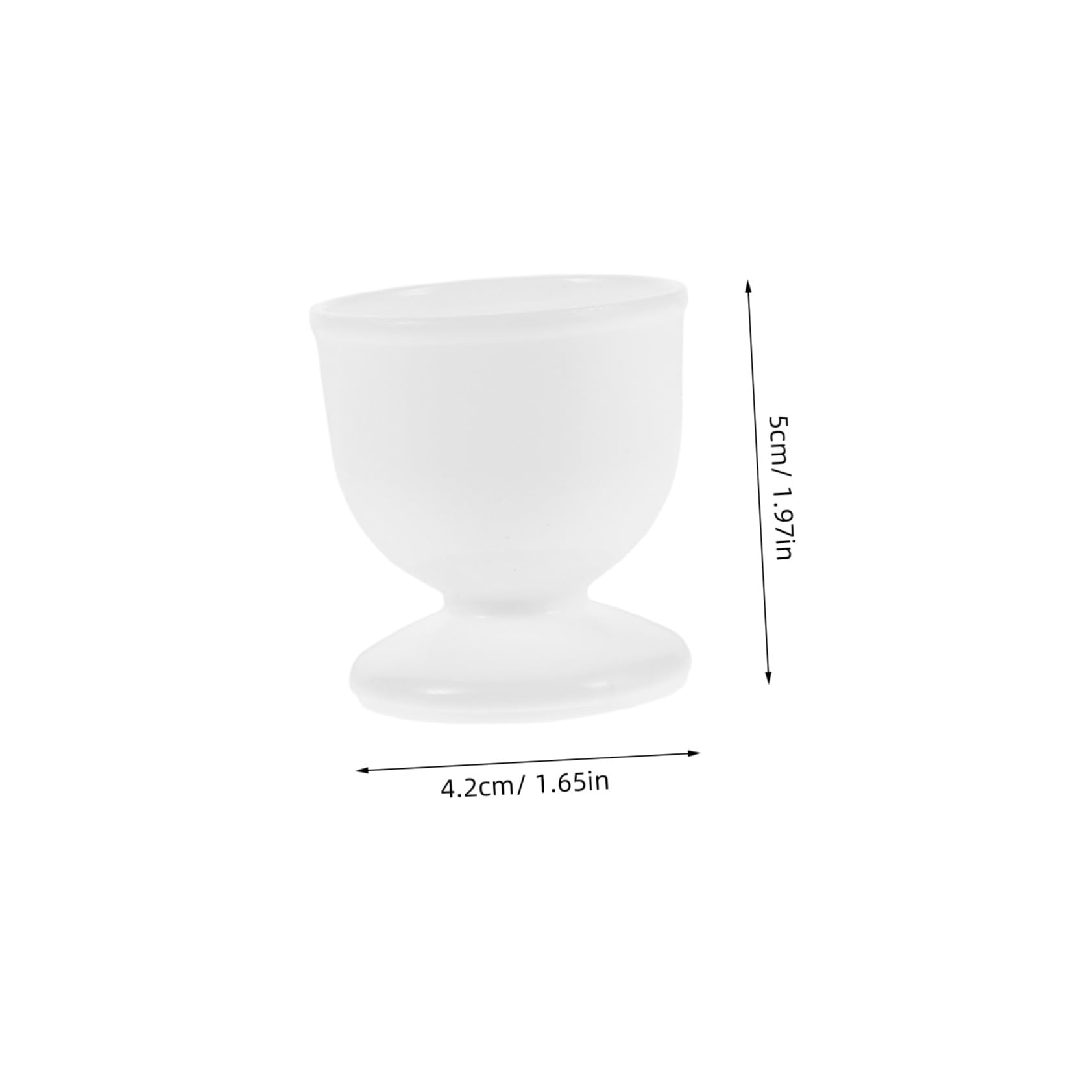 ULTECHNOVO 6-piece Metal Egg Holder Countertop Rack for Fresh Eggs Stand European Design