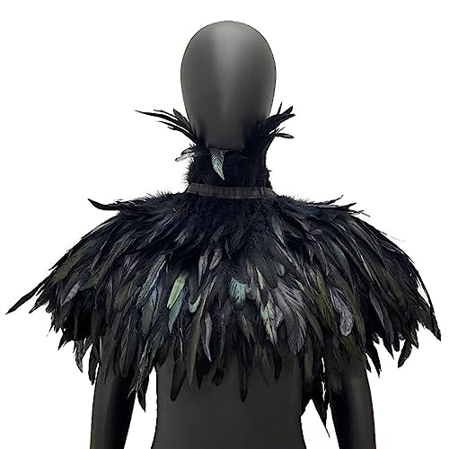 Feather Shawl, Cape for Women, Men, Halloween, Carnival, Evening Dresses