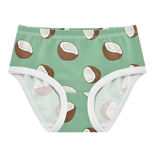 Fruit Coconut Green Toddler Girls's Underwear 2T 2302206