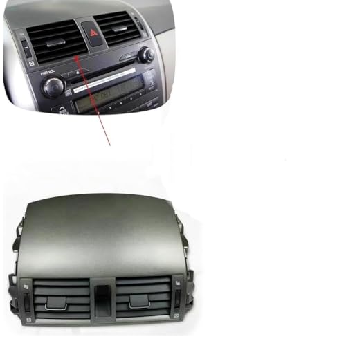 Salida de aire de coche para Toyota Corolla 2007-2013 y marco de panel central para salpicadero 3