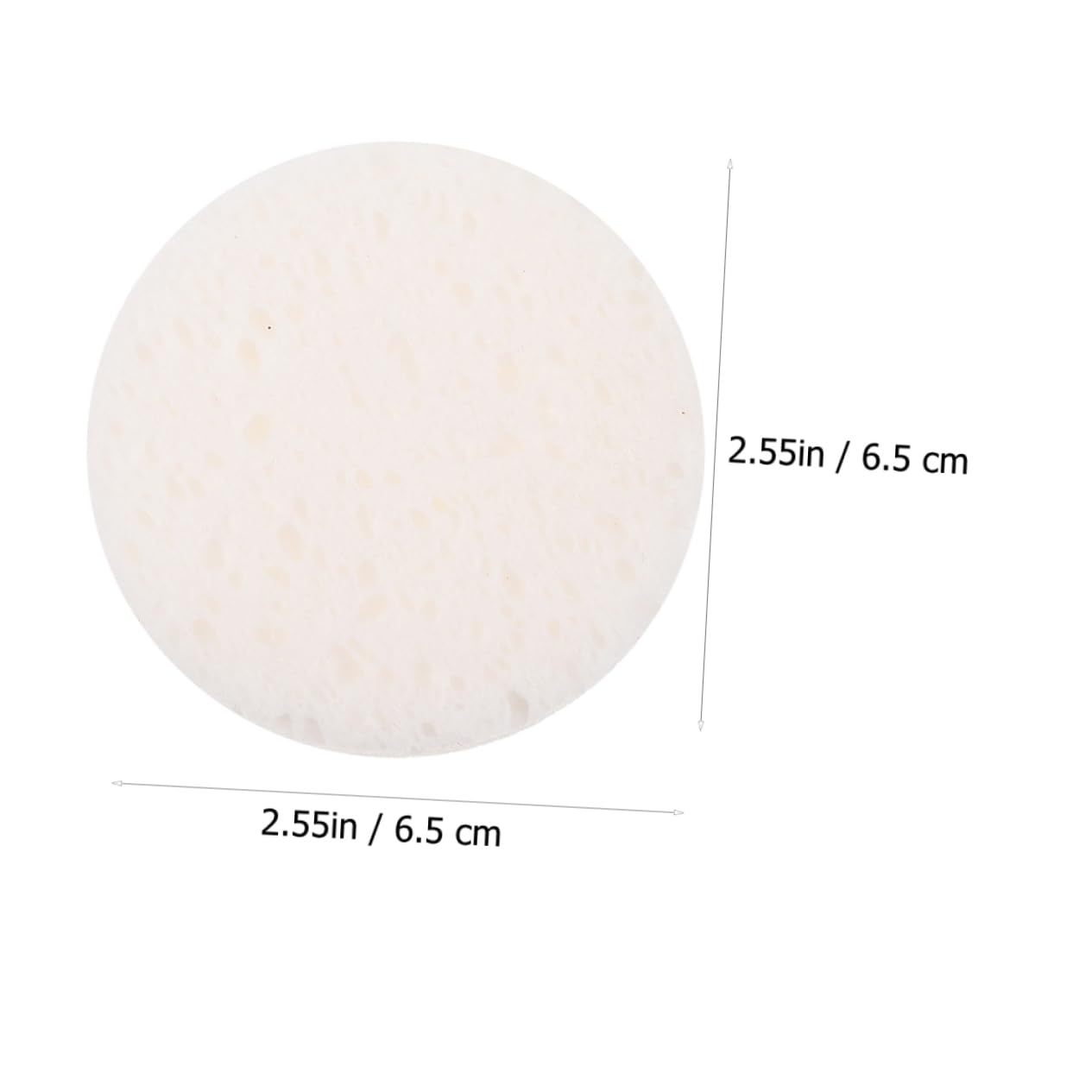 IWOWHERO 40Pcs Rounded Face Comfortable Makeup Applicators for Cleansing Soft and Safe Cosmetic Tool for Makeup Removal and Daily Skincare