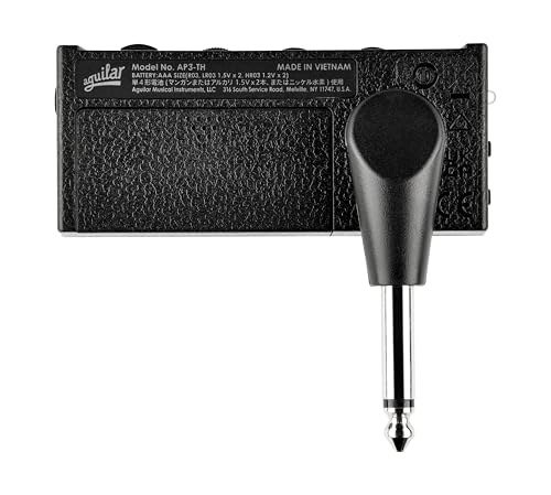 aguilar ベース用 ヘッドホンアンプ amPlug 3 TONE HAMMER 小型/ケーブル不要/自宅練習/電池駆動/エフェクト内蔵/Tone Hammerサウンド