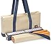 Yellow Mountain Imports American Mahjong Set, Harbor Mint with Beige and Blue Canvas Tote Bag - 4 All-in-One Racks with Pushers, Wright Patterson Scoring Coins, Dice, & Wind Indicator